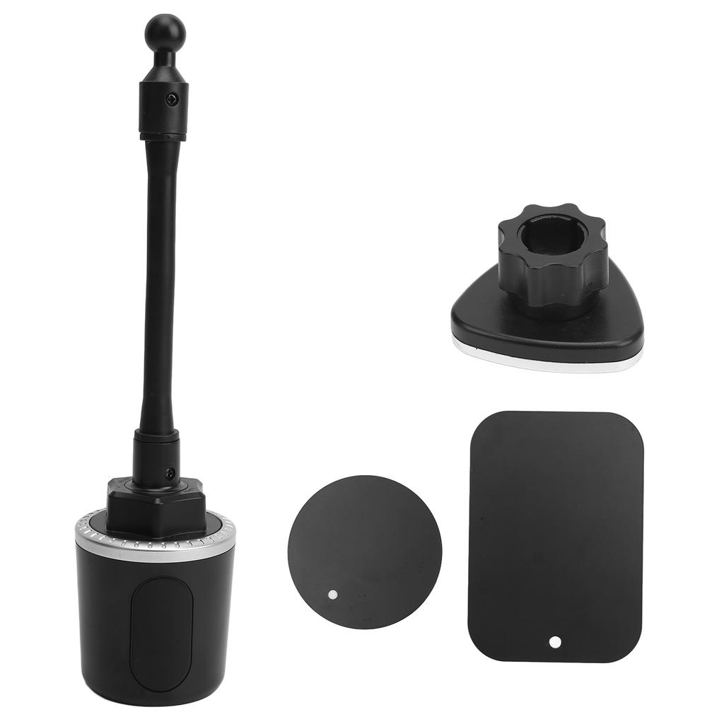 Universeller Auto-Becherhalter für Handy Magnetischer Becherhalter Handyhalterung mit 360 Grad Verstellbarem Schwanenhals