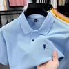 Men's Summer 2025 Embroidered Pony Logo Pure Cotton Polo Shirt