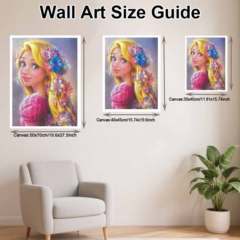 Disney Diamond Painting Kit Rapunzel Diamond Painting 5D Diamond Art Home Decor Creative Handmade Gift
