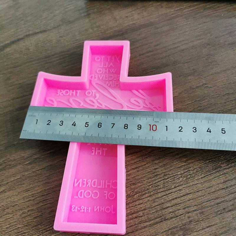 Kreuz Harzformen,Epoxidharz Kreuzformen Silikonformen für Schlüsselanhänger DIY Bastelarbeiten Halskette Schmuckanhänger Herstellung Hallowee