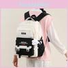 Printed Backpack Letter Large Capacity Anti Splashing Water Schoolbag Student