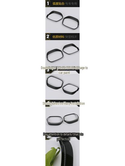 17 H6 Rearview Mirror Rain Shield Decorative Accessories