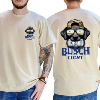 Hunting Dog Bu*Sch Light Two Sides Unisex T-Shirt Size S-5Xl Unisex T-Shirt