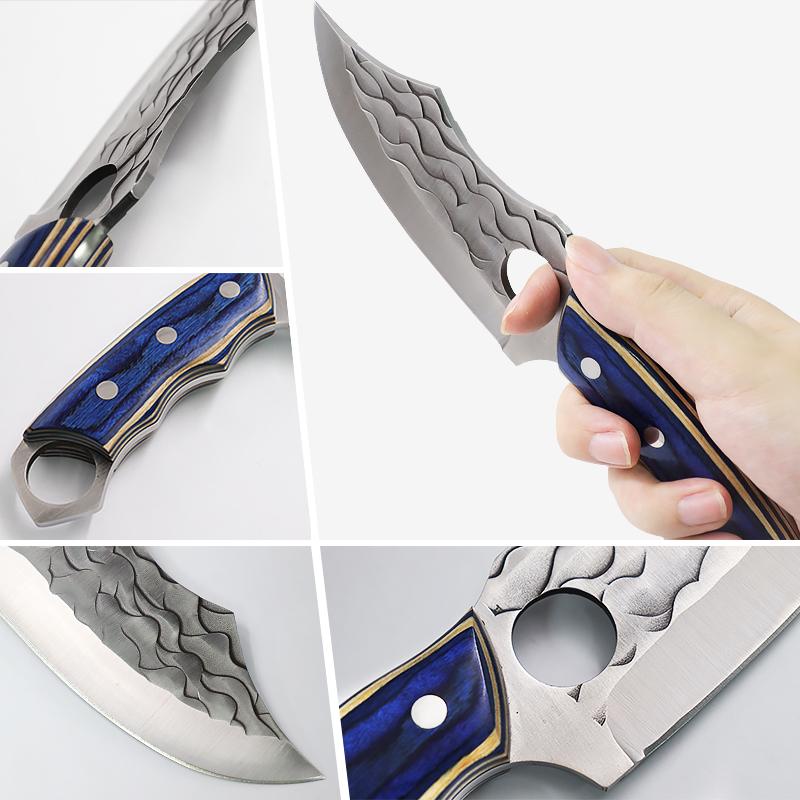 Utility Knife Chef Cook Kitchen Cleaver Butcher Boning Knife Slicing Barbecue Knife High Stainless Steel Fish Meat Fruit Knives