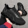 Herren 2025 Herbst Blade Laufschuhe - Flyknit Mesh, Atmungsaktiv, Übergröße, Lässige Sportsneaker