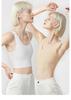 Women's Seamless Chest Binder - Slimming Sports Vest for Large Busts, No-Show, Super Flat Chest, Ideal for Cosplay, Summer Wear.