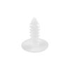 ACROPIX Push Bumper Fastener Rivet Clips Universal 5mm White 25pcs