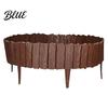 Durable Yard Edging Lawn Wood 5.91Ft 11.81Ft 7.87Ft Garden Border Plastic Flexible Fence Look No Dig Panels for Flower