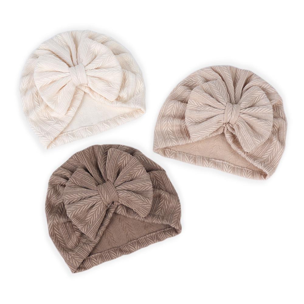 Autumn & Winter Baby Bow Hat for Kids - European & American Style
