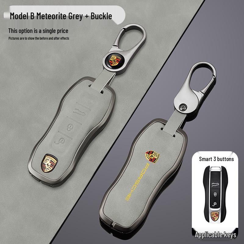 Funda de Carcasa para Llave Porsche para Cayenne, Panamera, Macan, 911, 718, Taycan