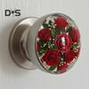 Decorative Door Handle High Durability Simple Installation Nature-Inspired Transparent Doorknob Cabinet Pull