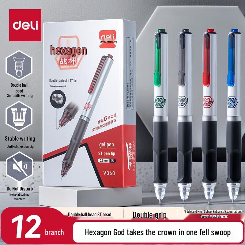 Deli 0.5mm Ret retractable Gel Pen