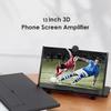 13Inch 3D Mobile Phone Screen Magnifying Amplifier Smartphone Stand Folding Amplifier Portable Mobile Cinema Display