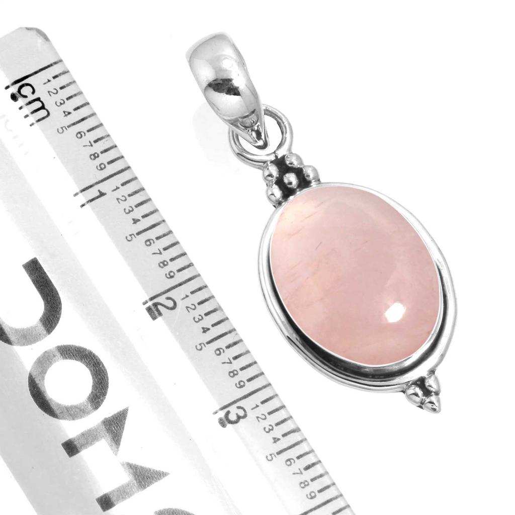 925 Sterling Silver Pendant Women Gemstone Handmade Jewelry Birthday Gift Malachite Moonstone Rose Quartz Red Stone Smoky Topaz Tiger Eye Statement