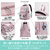 D-SACK Casual Nylon Backpack, Lightweight, A4 Size (14 Inch), Large Capacity, for Commuting and School (Pink)
