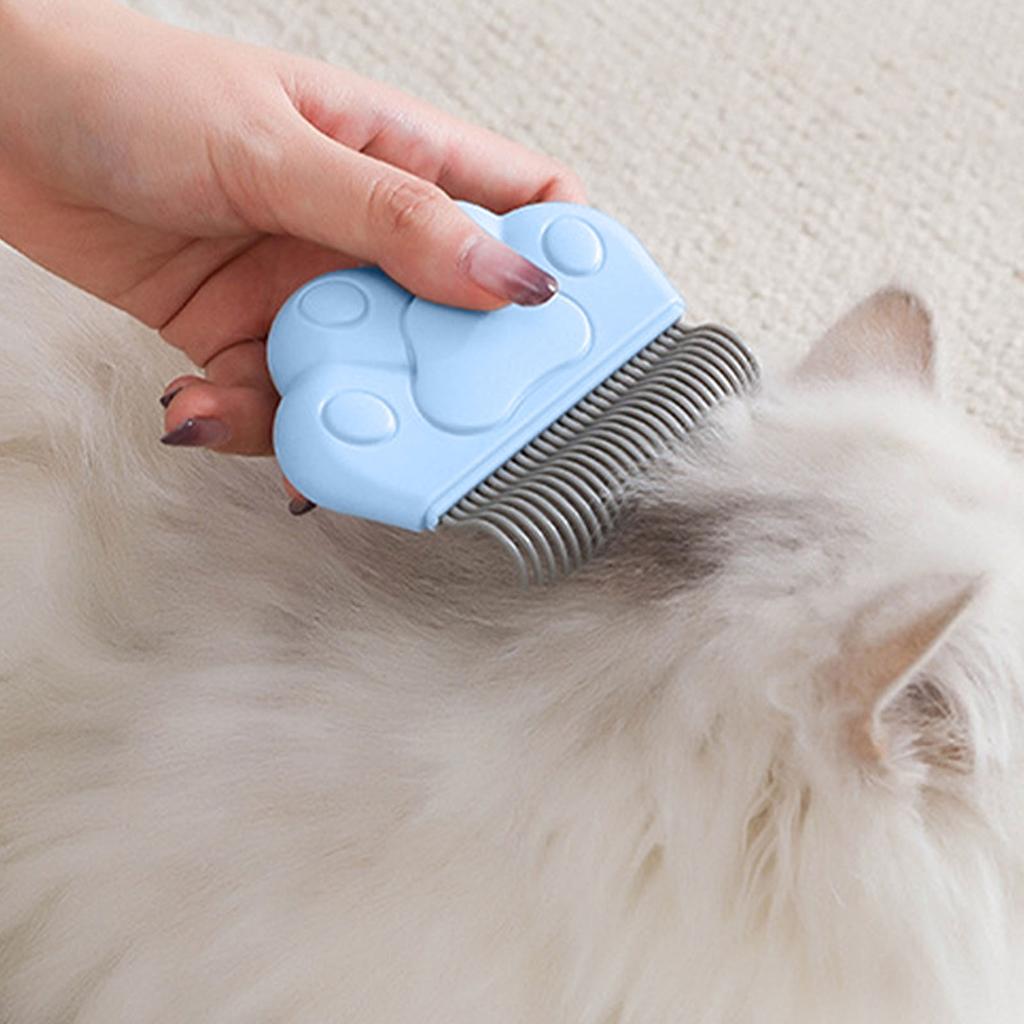 Pet Hair Comb Multipurpose Detangling Remove Knots Cat Massaging Shell Comb for Dogs Cats Long Hair