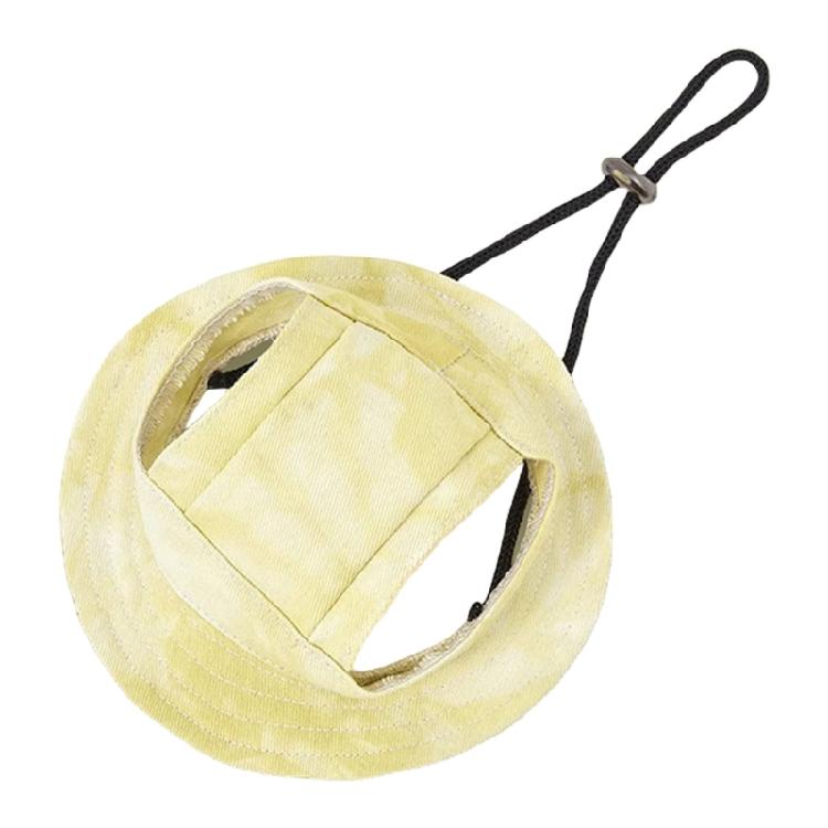 Pet Sun Protective Hat Wide Brimmed Design For Dog Cats Rabbits Lightweight Summer Accessory