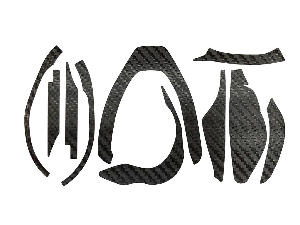 CUSTOM YOROI Custom Decal for 13 Metanium and 16 Metanium MGL Baitcasting Scratch Protection SEAT.JP Reels, (Black, Left-Handed)