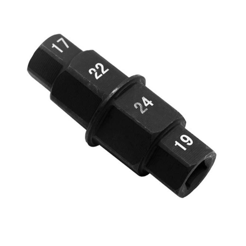 Hex Axle Tool Universal Chrome Silver Hex Wrench Removal Tool Hex Allen Axle Spindle Tool for Motorcycle Front Axle Wheel