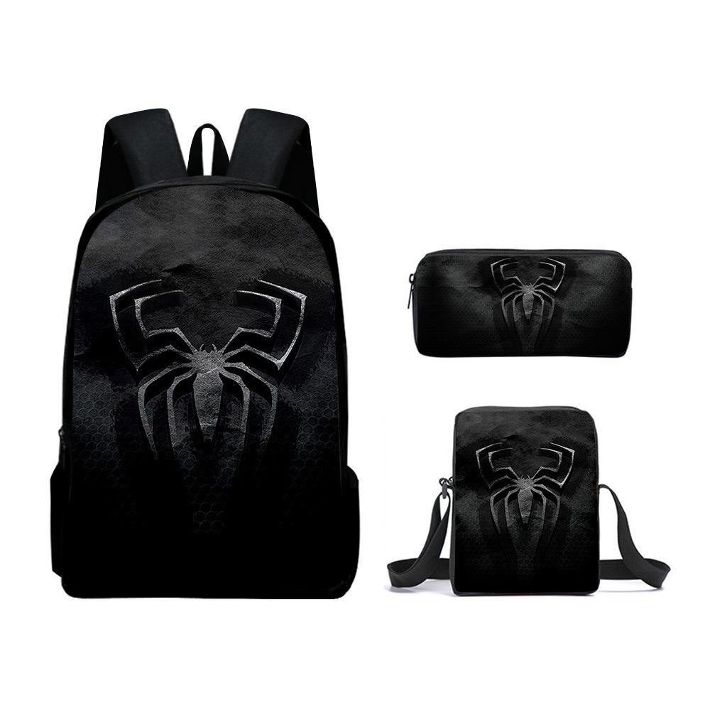 Spiderman Student Schoolbag Backpack Satchel Pencil Case 3PCS Set for Children Boys Girls