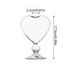 1PC Practical Goblet Drinkware Container Wine Glass Cup Juice Heart-shaped Unique Lovely