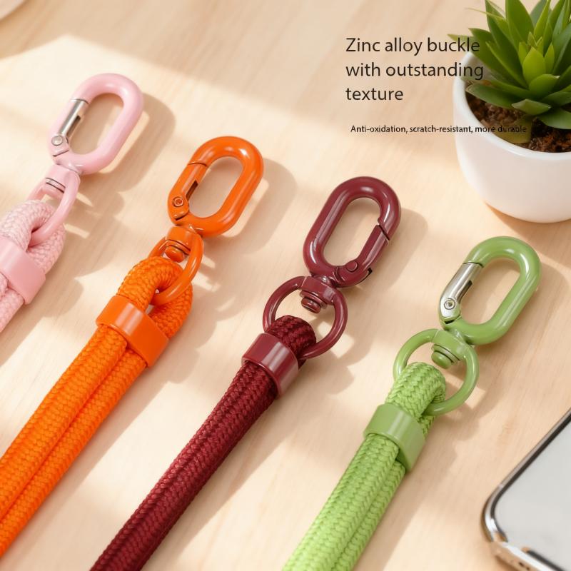Adjustable Universal Phone Lanyard Crossbody Neck Strap Long Rope with Clip Upgraded Anti-Drop Portable Wrist Strap Phone Cases