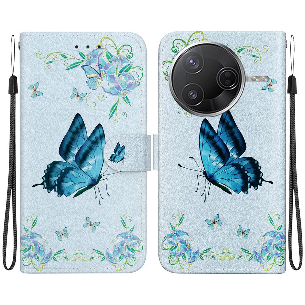 Per Xiaomi Poco F7 Pro 5G/F7 Ultra 5G/Redmi K80 Pro 5G/K80 5G Custodia a Portafoglio per Telefono Copertura a Libro in Pelle Stampa a Motivo