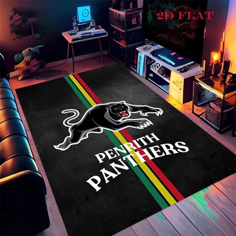 True Penrith Panthers Carpet Rug for Living Room Bedroom Home Sofa Decoration,Kids play Nonslip Floor Mat