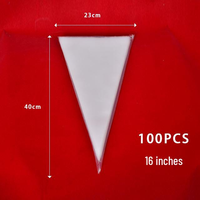 Thickened Disposable Piping & Icing Bags for Cream, Clay, Grout | Small, Medium, Large Sizes