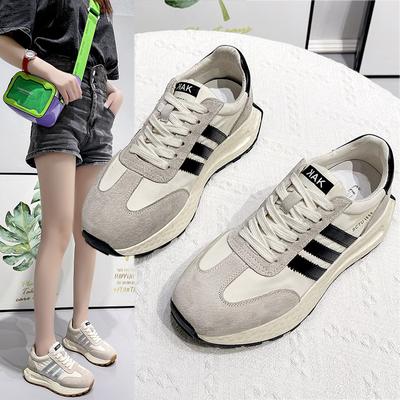 Retro German Training Shoes Women's Casual Shoes Women's Thick Bottom Height Increase