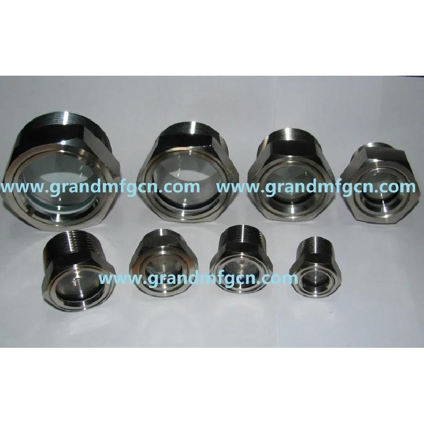 1-1/4"-11.5 NPT 304 Stainless Steel Oil Sight Glass,Viewports,Level Window For Air Compressor Gearbox Vacuum Pump