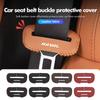 Leather Car Seat Belt Clip Protector Seatbelt Buckle Plug Cover For Haval Great Wall Jolion H1 H2 H3 H4 H5 H6 H7 H9 F5 F7