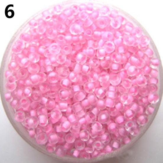 500Pcs 2mm Round Glass Seed Beads for DIY Bracelet Necklace Jewelry