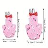 Parrot Diaper with Bowtie Cute Colorful Fruit Floral Cockatiel Pigeons Small Medium Large Pet Birds Flight Suit Clothes Washable