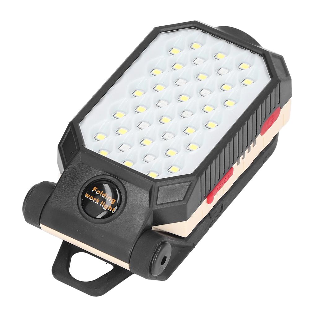 Rechargeable LED Flashlight COB Magnetic Work Light Adjustable Magnet Camping Lantern