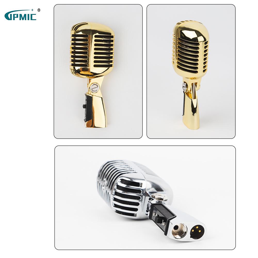 Classic Retro Dynamic Wired Microphone for Stage Performance and KTV