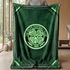 Celtic FC Weiche Flanell-Fleece-Decke Leicht Gemütlich Warm Überwurfdecke für Sofa Bett Heimdekoration