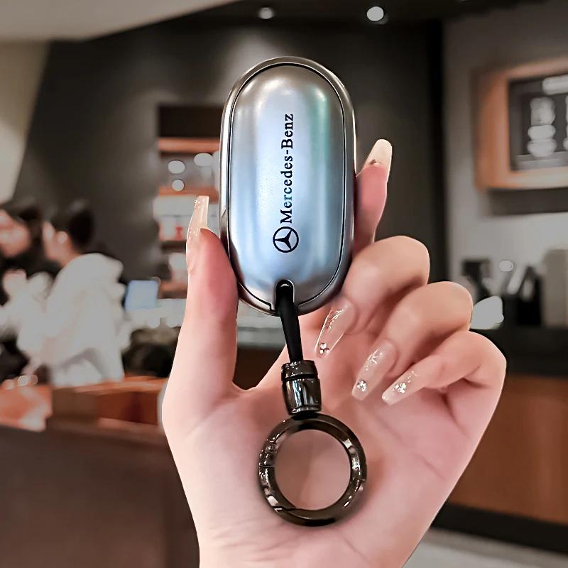 Car Remote Key Case Cover Shell For Mercedes Benz C S Class W206 W223 S350 C260 C300 S400 S450 S500 Maybach Protector Keyless FF2