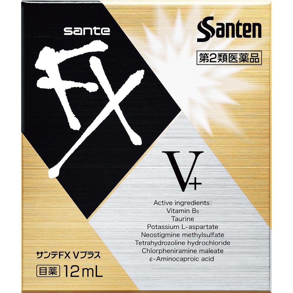 

Santen Pharmaceutical Sante FX V Plus 12ml cool Eye Drops Indications: Eye fatigue, conjunctival hyperemia, itchy eyes, prevention of eye diseases (af 1