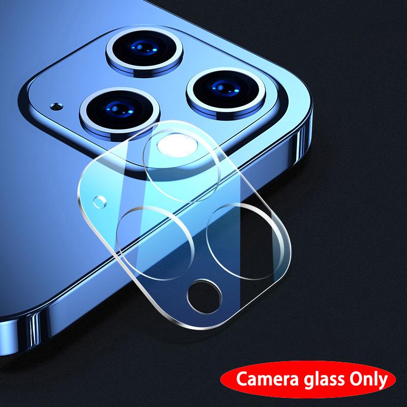 

3 in 1 Front Back Rear Tempered Glass On For iPhone 12 11 Pro Max Screen Protector + Camera Lens Glass For iPhone12 mini Film For iPhone 11 Pro