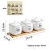 Nordisches Minimalistisches Keramik-Gewürzglas-Set