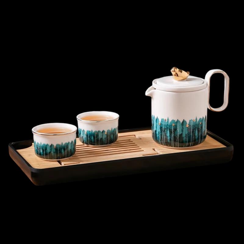 Weidu Water Bird Ceramic Tea Cup