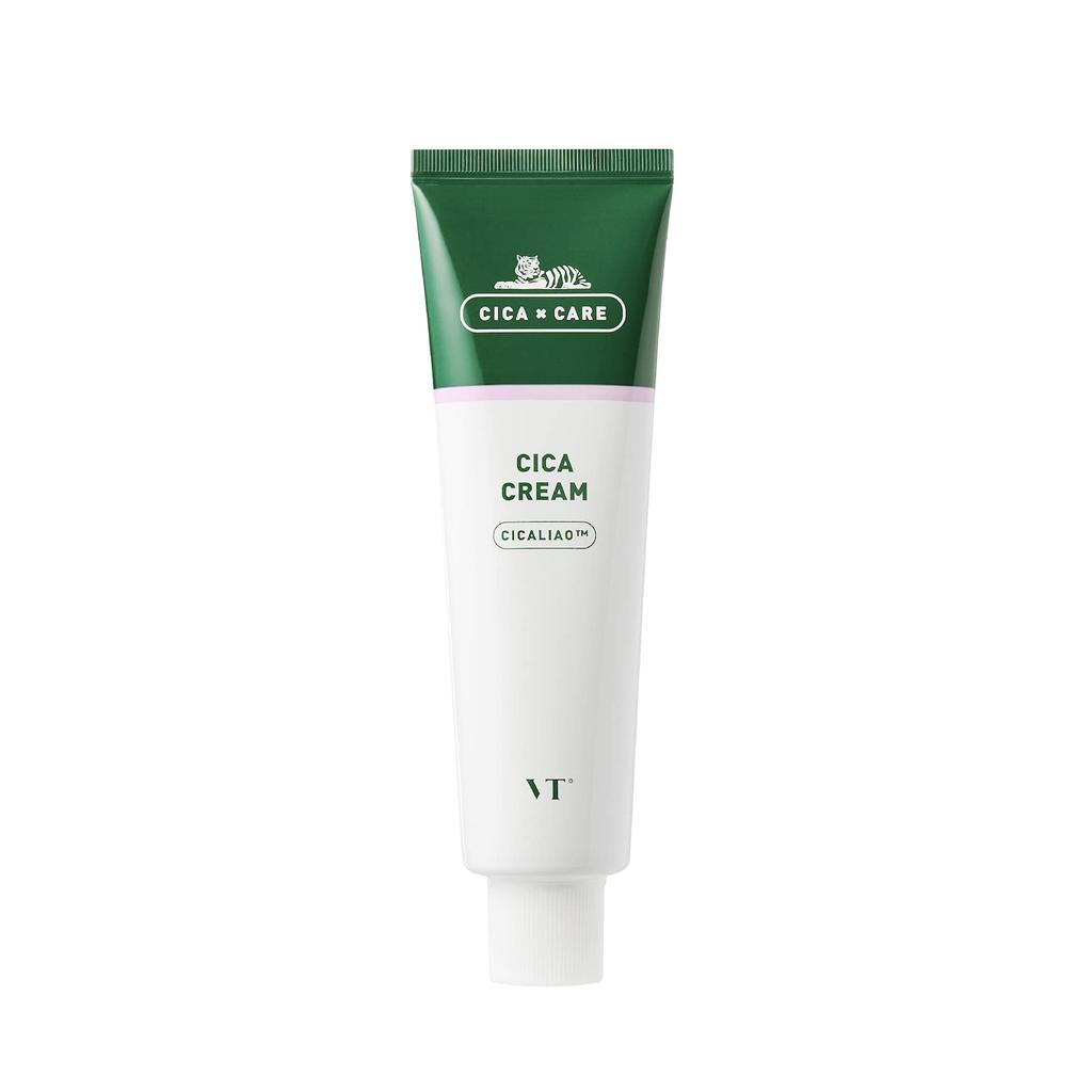 VTCOSMETICS (V T Cosmetics) [Authentic] Cica Cream 100ml Large Capacity Moisturizing Skin Care for Sensitive and Dry Skin