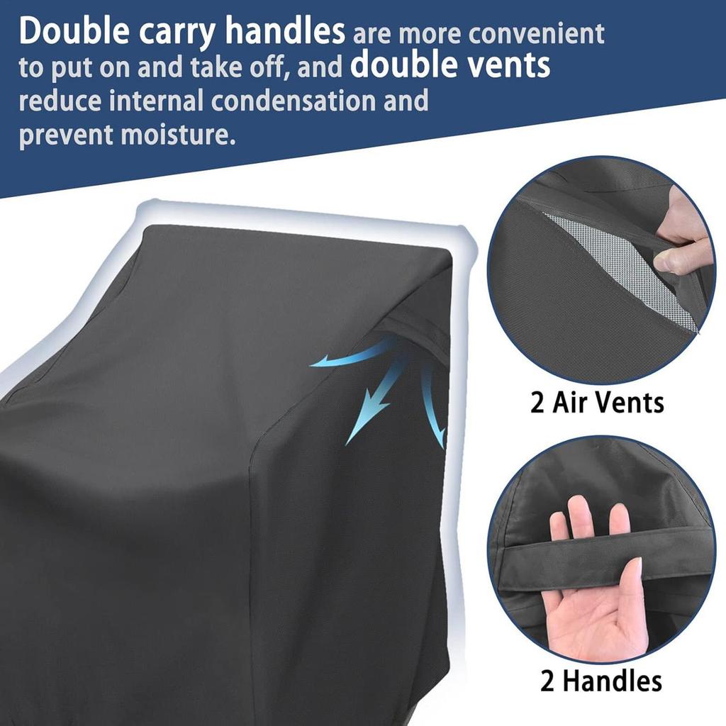 Rocking Chair Cover Windproof Adjustable Recliner Cover Non-Slip For Garden Yard Farm Lawn Courtyards Balcony