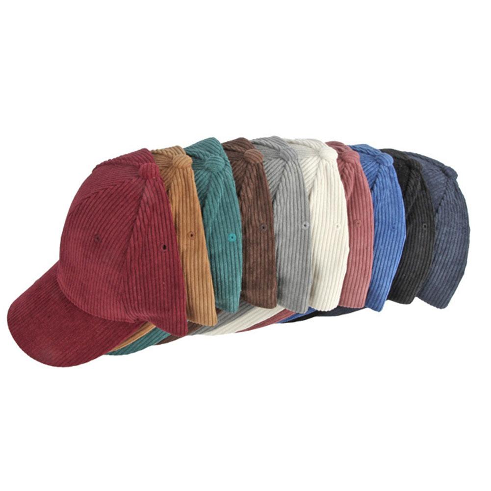 

Universal Hats Woman Adjustable Corduroy Female Light Hat