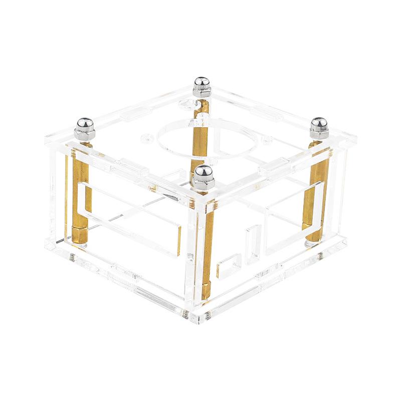 Orange Pi Zero 3 Acrylic Case with Fan & Heatsink - Protective Enclosure