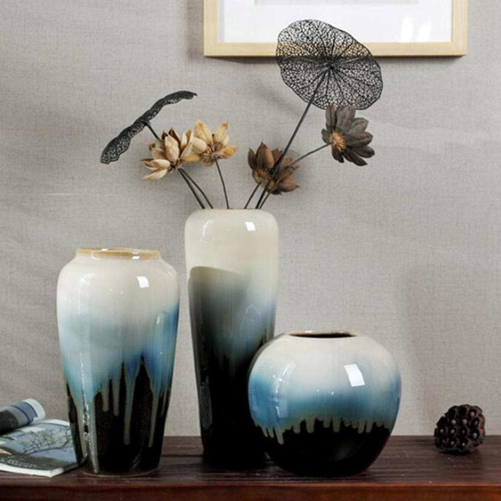 Ceramic Vase Bud Flower Pot Living Room Dormitory Office er
