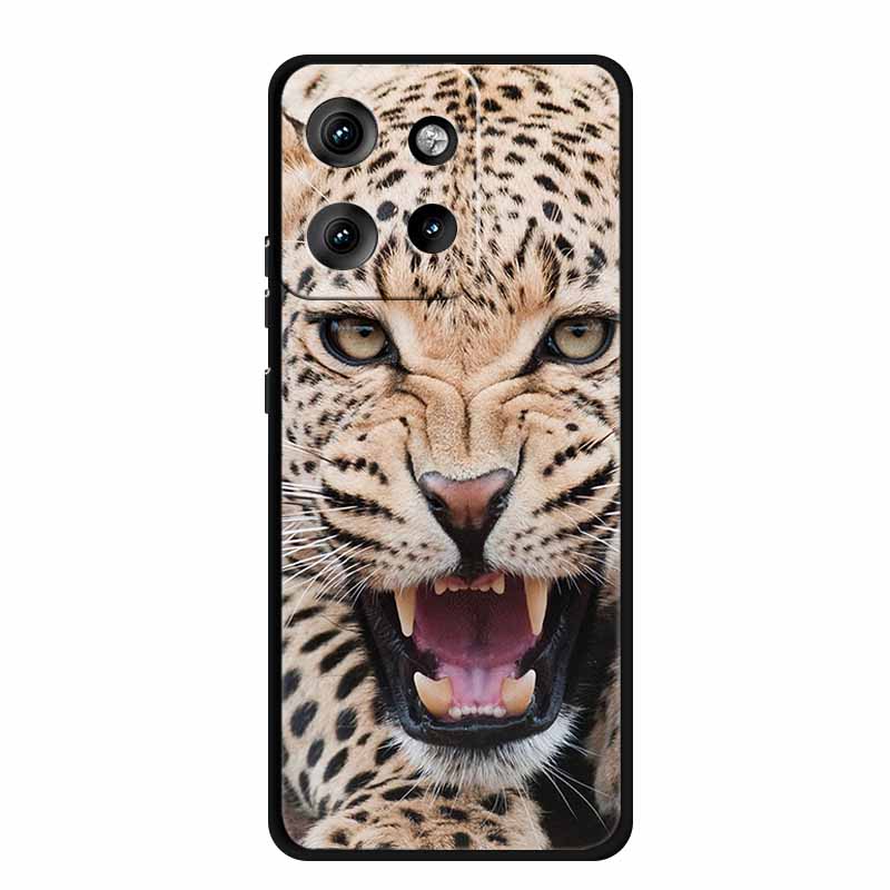 Etui do Motorola Edge 50 Neo Zwierzęta Miękki Silikon TPU Etui na Telefon Tylna Pokrywa Dla Motorola Moto S50 5G Wilk Ochrona Nowe Coque