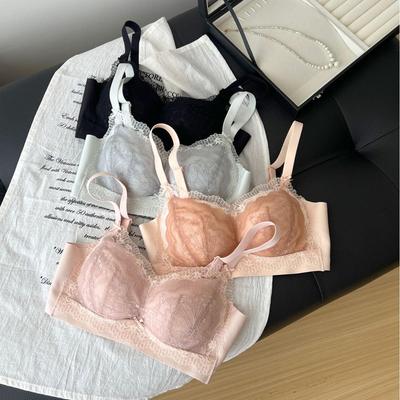 Push-Up-BH für Damen: Verstärkter Cup, Aus einem Stück, Anti-Durchhängen, Ohne Seitenstäbchen, Bequemer Halt