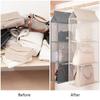 Multi Layer Bag Storage Hanging Bag Wardrobe Storage Hanging Transparent Dustproof Bags Foldable Storages Three-dimensional Bags